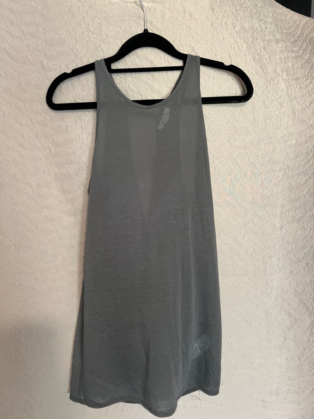 Helmut Lang Women's Gray Racerback Tank Top - Versatile Casual Layer